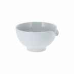 CHAWAN Czarka porcelanowa QUSHI do Matcha z dziubkim 0,35l - biała