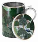 Kubek porcelanowy LAS z metal. zaparzaczem 0,35l