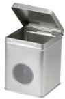 Puszka srebrna SILBER z okienkiem- 100g
