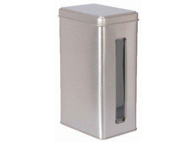 Puszka srebrna SILBER z okienkiem-500g