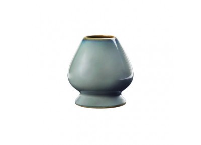 KUSENAOSHI  Stojak porcelanowy na miotełkę do Matcha BLUE