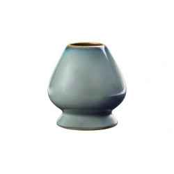 KUSENAOSHI  Stojak porcelanowy na miotełkę do Matcha BLUE