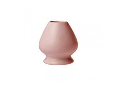 KUSENAOSHI  Stojak porcelanowy na miotełkę do Matcha PINK
