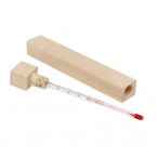 Termometr do herbaty w drewnianym etui - 9 cm