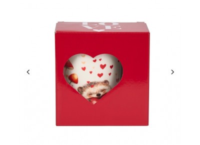 Kubek porcelanowy z metal. zaparza. JEŻ 0,36l