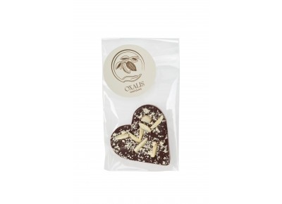 OXALIS Chocolate - Czekoladowe serduszko – ciemna czekoladka z 25g