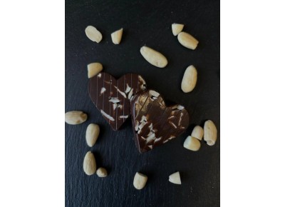 OXALIS Chocolate - Czekoladowe serduszko – ciemna czekoladka z 25g Zdjęcie 2 z 2
