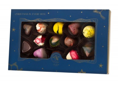 OXALIS Chocolate - BOMBONIERKA 13 pralin - niebieska - 116 g Zdjęcie 3 z 3