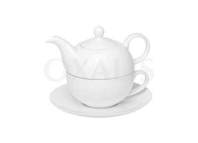 Tea For One FILIP (0,4l + 0,225l) z zaparzaczem (Ceramika Czajniczki)
