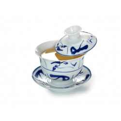 Gaiwan porcelanowy z Jingdezen JUNJIN AHRI 100 ml